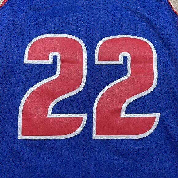 Tayshaun Prince Detroit Pistons Reebok Swingman Stitched Jersey Small Length +2 - Picture 5 of 11